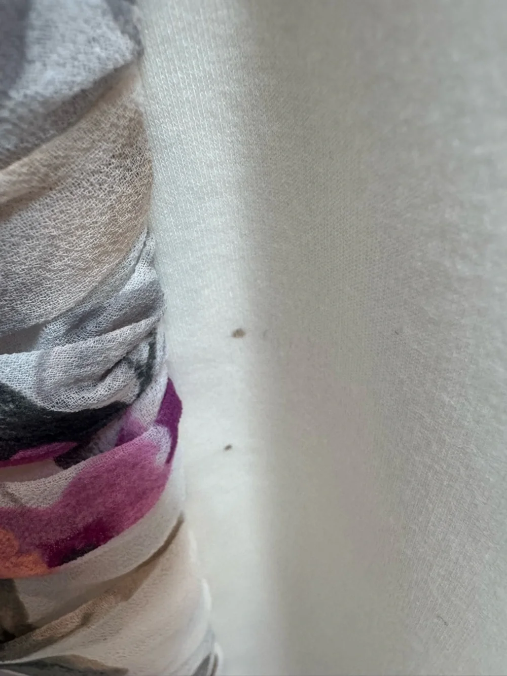 White House Black Market Cream Midi Dress with Purple Floral Print - Picture 4 of 4